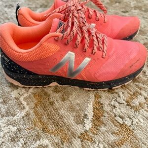 New Balance Women's Coral and Black Athletic Shoes